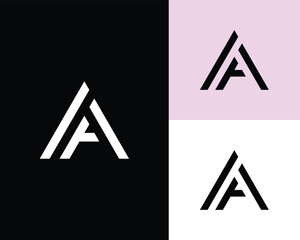 Modern Letter A Abstract Logo