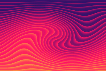 Obraz premium Abstract gradient background with swirling lines in shades of purple, pink, and orange, creating a dynamic and flowing effect