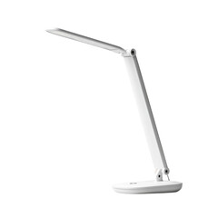 Modern minimalist white led desk lamp for home office study adjustable brightness