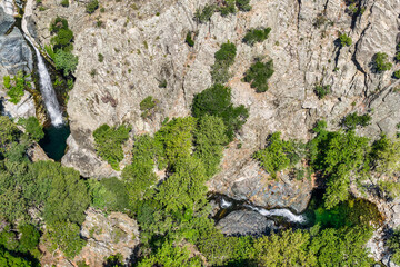Waterfall and Rock Pool in Fonias Gorge, Samothraki