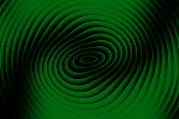 Abstract concentric circles background with green and black gradient, creating a visually appealing and modern design