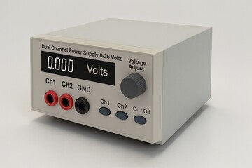 Obraz premium Dual Channel DC Bench Power Supply with Display and Controls
