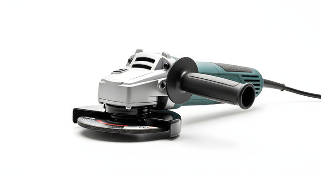 High-Performance Electric Angle Grinder with Side Handle for Cutting, Grinding, Polishing, Metalworking, Construction, DIY Projects, Durable Motor, Safety Guard, and Versatile Power Tool Applications
