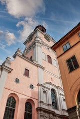 Fototapeta premium Stockholm, the capital of Sweden, encompasses 14 islands and more than 50 bridges in a vast archipelago in the Baltic Sea.