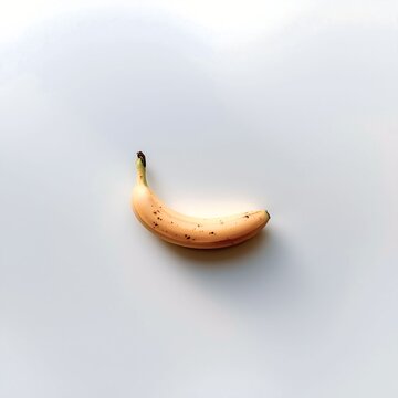 banana on a white background
