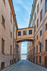 Obraz premium Stockholm, the capital of Sweden, encompasses 14 islands and more than 50 bridges in a vast archipelago in the Baltic Sea.
