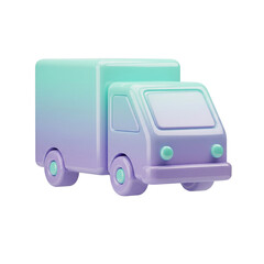 Delivery Truck Icon 3D