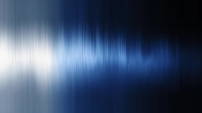 Blue light trails on dark background with motion blur
