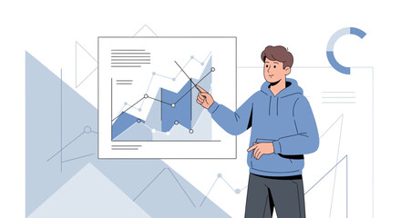 Presenting Data Analysis: An Illustration of Business Growth and Statistical Insights Explained
