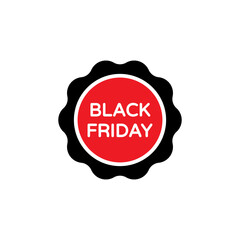 Black Friday Icon – Black Friday Sale, Black Friday Discount, Black Friday Tag, Black Friday Badge, Black Friday Vector Design icon