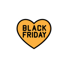 Black Friday Icon – Black Friday Sale, Black Friday Discount, Black Friday Tag, Black Friday Badge, Black Friday Vector Design icon