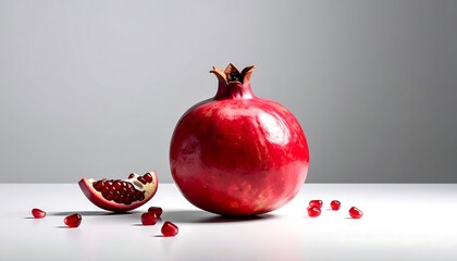 Pomegranate fruit still life