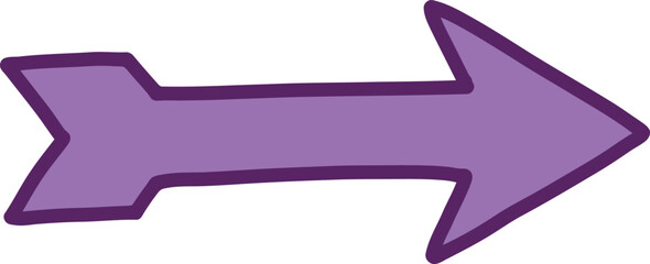 a simple purple arrow pointing to the right side