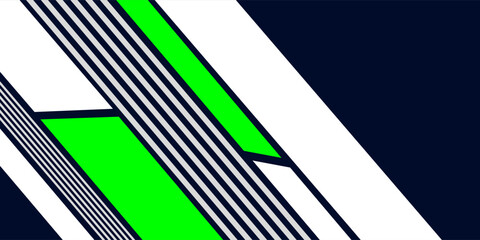 Abstract blue banner design vector, dynamic sporty horizontal background template for media promotion or web banner. vector