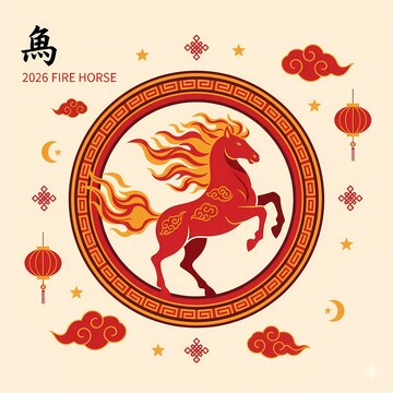 shio firehorse new year 2026