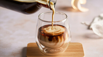 glass of wine and bottle