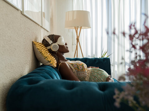 Relaxation and Tranquility for a Pregnant Woman at Home