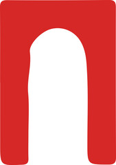 Bold Red Color Block Graphic Background Perfect for Text Overlays and Modern Design Projects