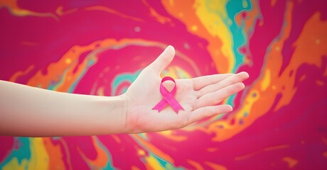 Pink Ribbon: Breast Cancer Awareness, Support, and Hope Symbol