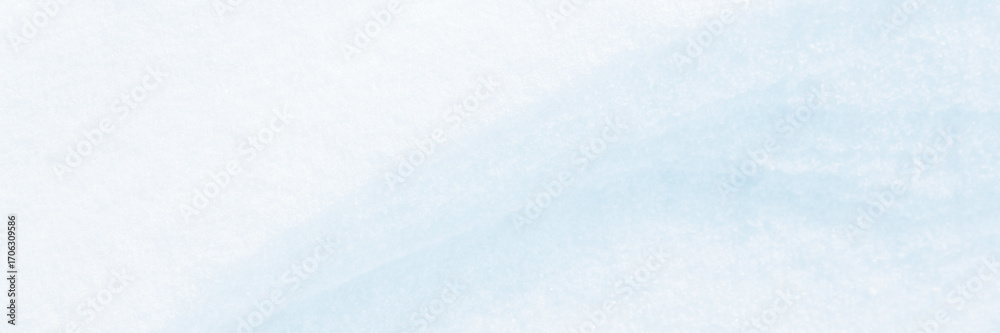 Wall mural wide panoramic winter background with snowy ground. natural snow texture. wind sculpted patterns on 