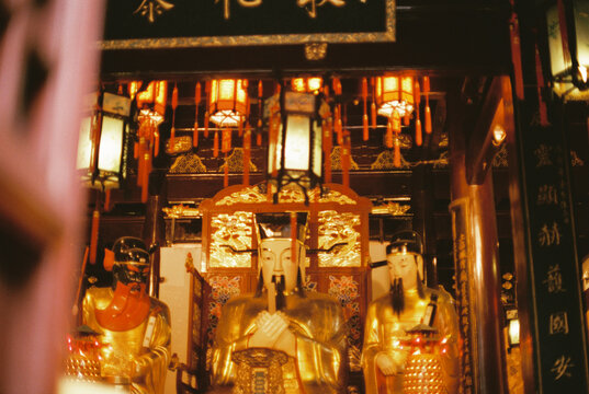 Taoist temple interior