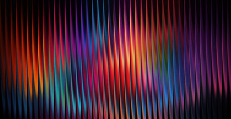 Abstract background with vertical wavy lines and vibrant colors