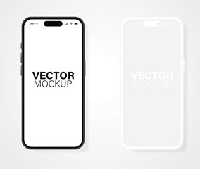 Mobile phone templates Designs Similar to Iphone mockup illustration