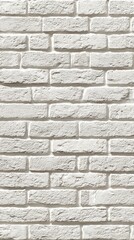 Fototapeta premium Ultra quality image of whitewashed brick wall texture, subtly textured, off-white, rectangular bricks in a running bond pattern, clean and seamless.