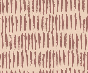 Grunge Vertical Brush Strokes Seamless Vector Pattern for Modern Abstract Creative Design Background