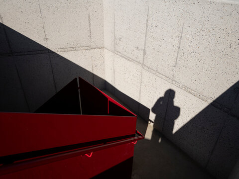 staircase and silhouette