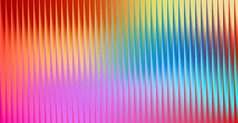 Abstract rainbow gradient background with vertical lines