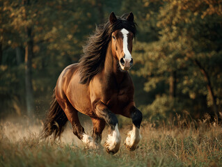 Obraz premium horse on the meadow