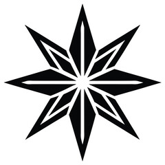 Obraz premium bethlehem star vector icon