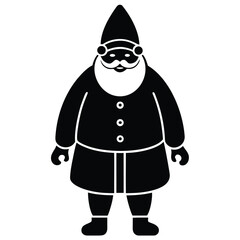 santa s full body vector icon