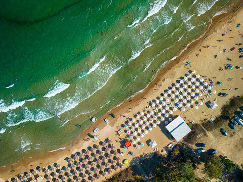North beach at Primorsko in Bulgaria
