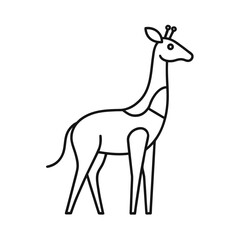 Giraffe outline