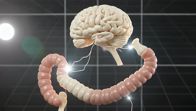 Anatomical Depiction of the Neurological and Digestive System Interrelationship