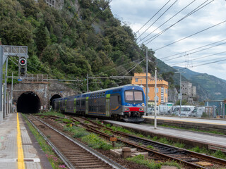 Obraz premium train on the railway