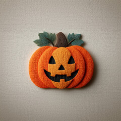 Halloween Jack-o'-Lantern Art Craft Style Pumpkin