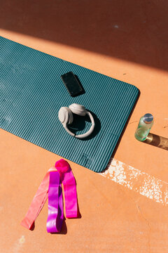 Outdoor Workout Equipment Setup