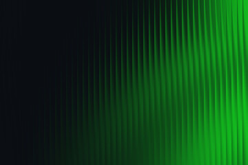 Abstract green and black background with vertical lines