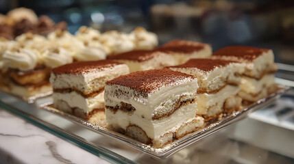  A display of soft and velvety Tiramisu dessert at a family-run pastry shop (3)