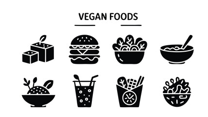 A Comprehensive Collection of Delicious and Healthy Vegan Food Illustrations for Your Next Project