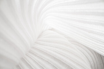 Abstract White Fabric Texture and Folds