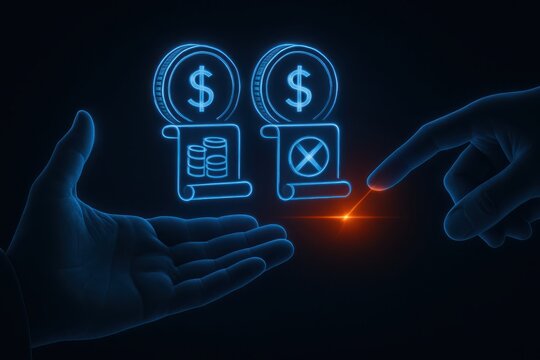 Digital currency transaction and financial management concept