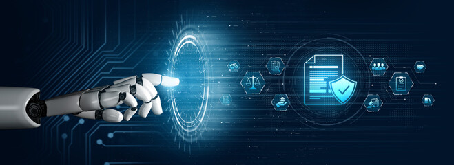 AI ensures compliance with automated policy checks, smart regulation systems, and intelligent...