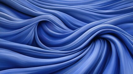 Abstract blue waves create a sense of fluidity and motion, ideal for backgrounds, art projects, or themes related to calmness and creativity, Perfect for designs needing a touch of elegance,