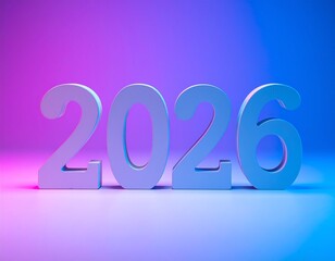 New Year, 2026, Celebration Illustration