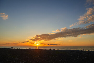 Obraz premium Fabulous sunset over the Black Sea