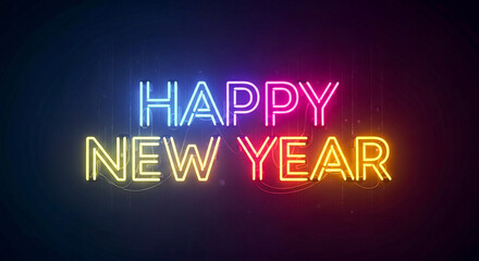 happy birthday party, happy new year